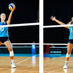 Okay, here are two image prompts based on the provided text, tailored for Stable Diffusion XL, focusing on volleyball themes and incorporating elements that emphasize fairness and athlete well-being: