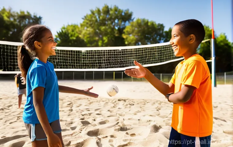 배구 경기에서의 스포츠맨십 - **Prompt 2: The White Card of Solidarity**
    "An emotional and heartwarming scene on an indoor vol...