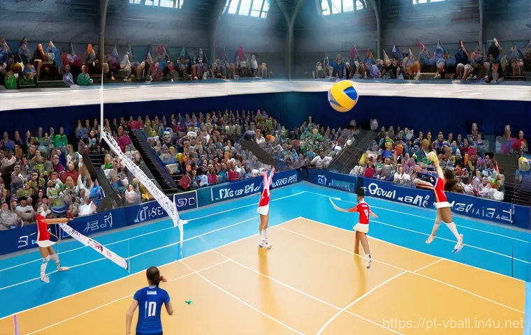 배구의 매력 포인트 - Here are three detailed image prompts for an AI image generator, adhering to all specified guideline...