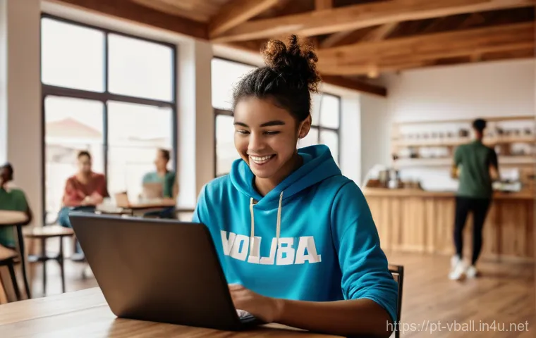 배구 커뮤니티 사이트 - **Prompt:** "A vibrant, diverse group of people from around the world, aged 15 and up, are shown eng...